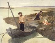 Pierre Puvis de Chavannes The Poor Fisherman Spain oil painting artist